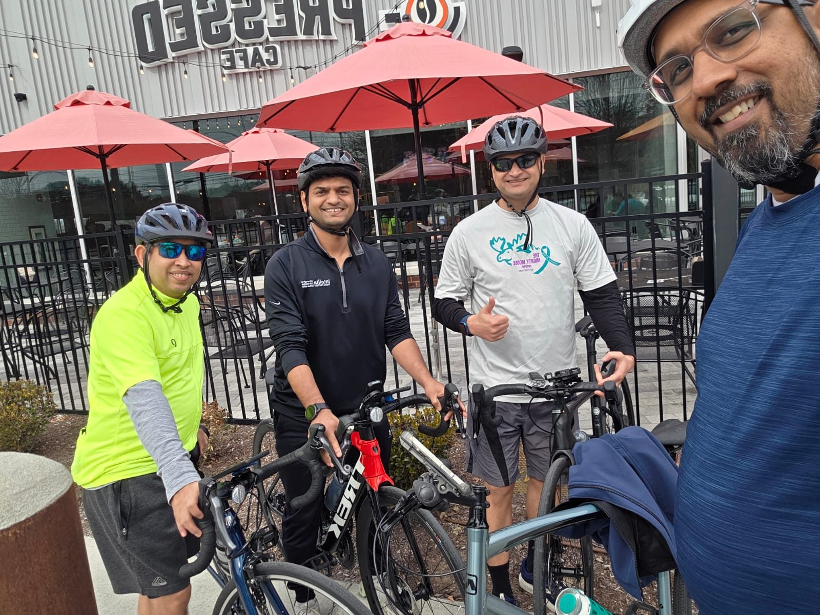 Bike2Brunch at Pressed Cafe